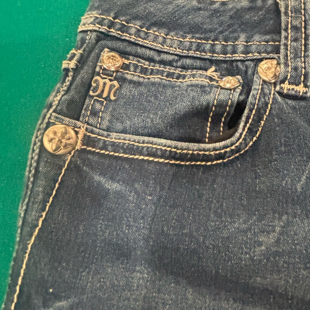 MISS ME Dark Wash Skinny Jeans size 30 - Picture 2 of 7